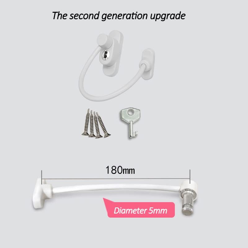 window locks,window restrictor,Lockable Window Restrictor With Keys And view 4