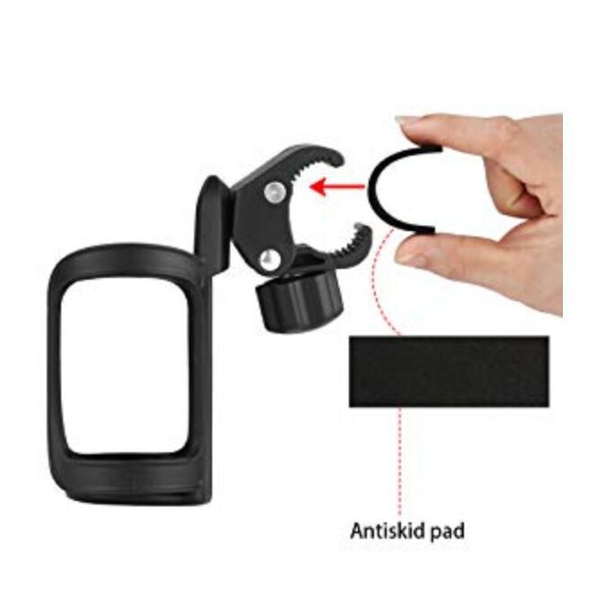 Bike Cup Holder, Bike Water Bottle Holders, Universal Rotation Cup Holder for view 5