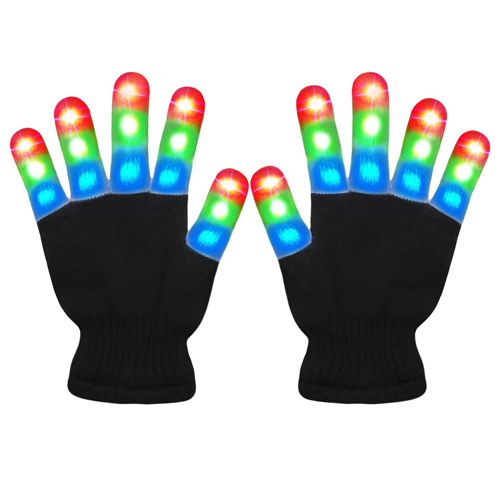 Gloves Girls Boys Toys Age 3-12 Years Old Light Up Gloves for Kids stocking