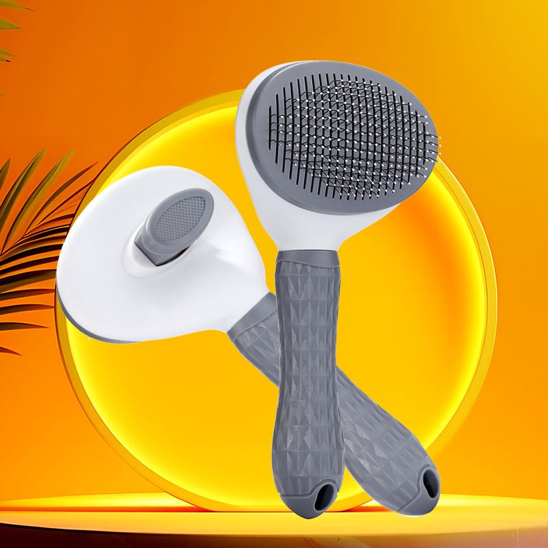 Cat Grooming Brush, Self Cleaning Brushes for Dogs Cats Pet Grooming Brush view 2