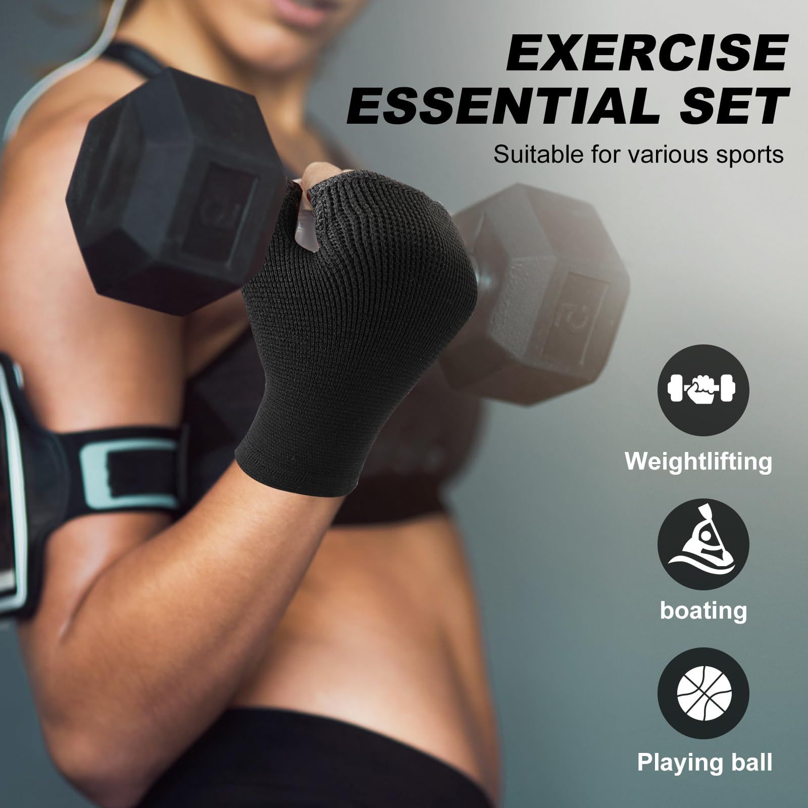Palm Brace Wrist Support Sleeves view 4
