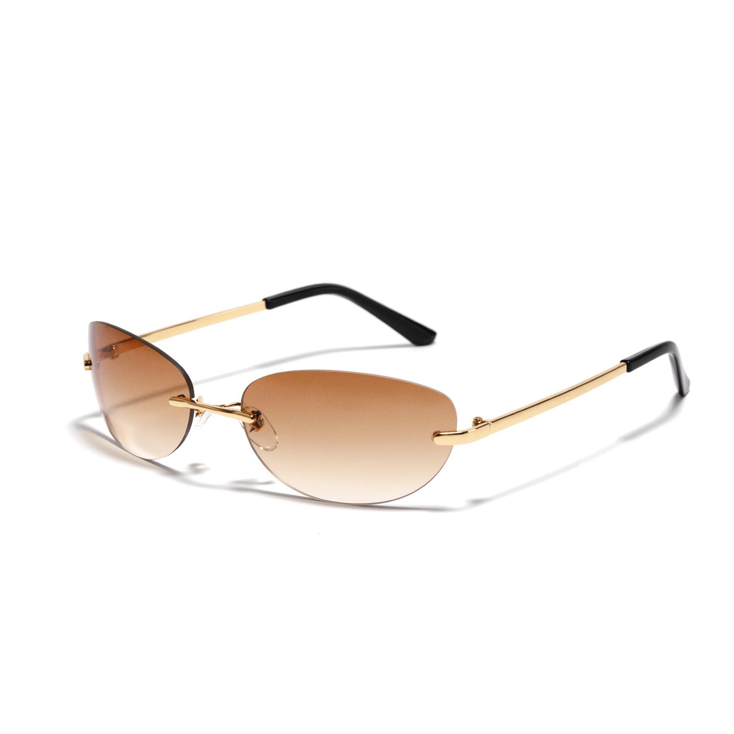 2 Pairs Rimless Bifocal Reading Glasses UV Protection Sunglasses Anti Blue view 2