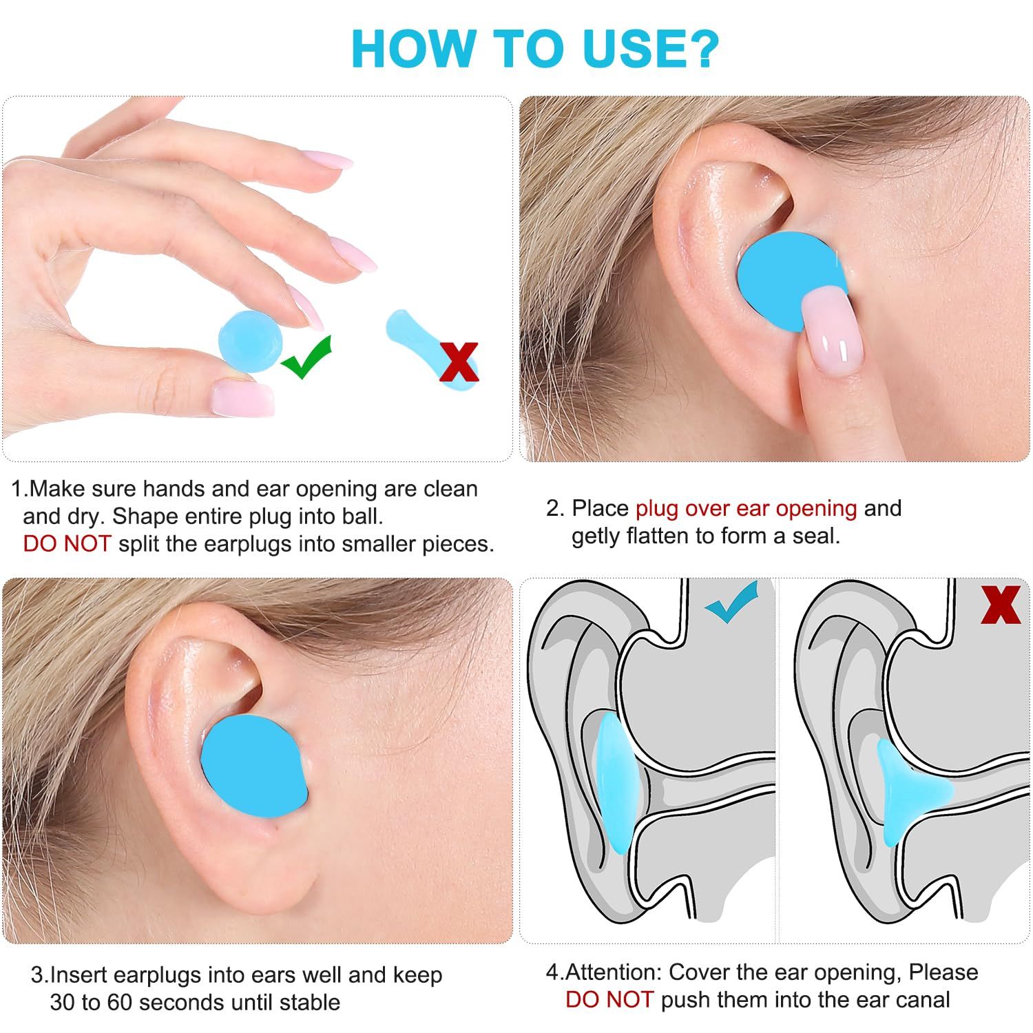 Reusable Silicone Ear Plugs view 4