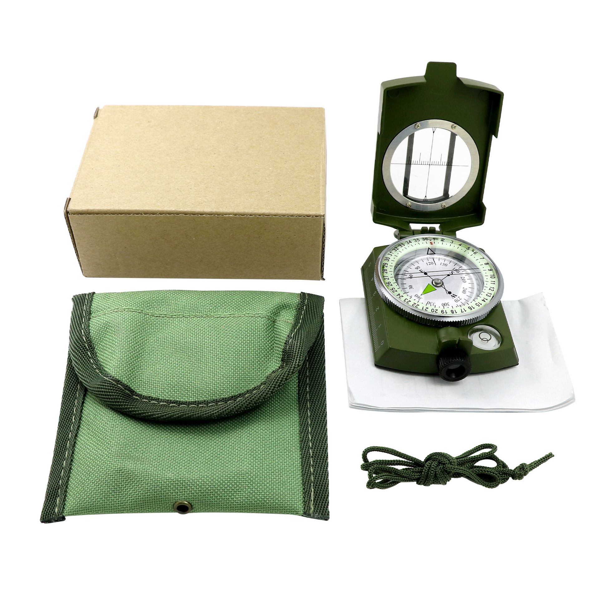 Military Sighting Orienteering Compass