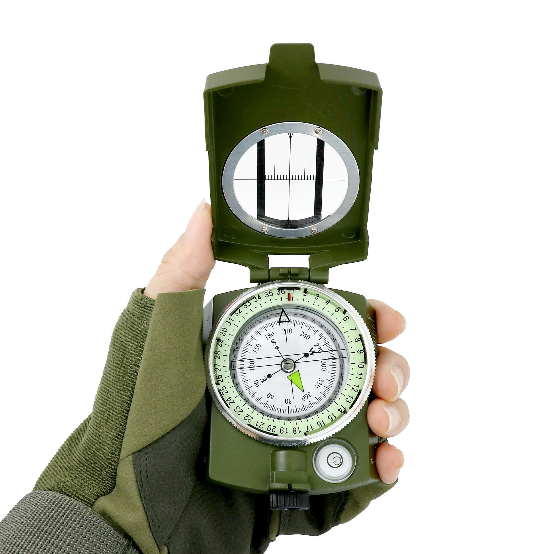 Military Sighting Orienteering Compass view 2