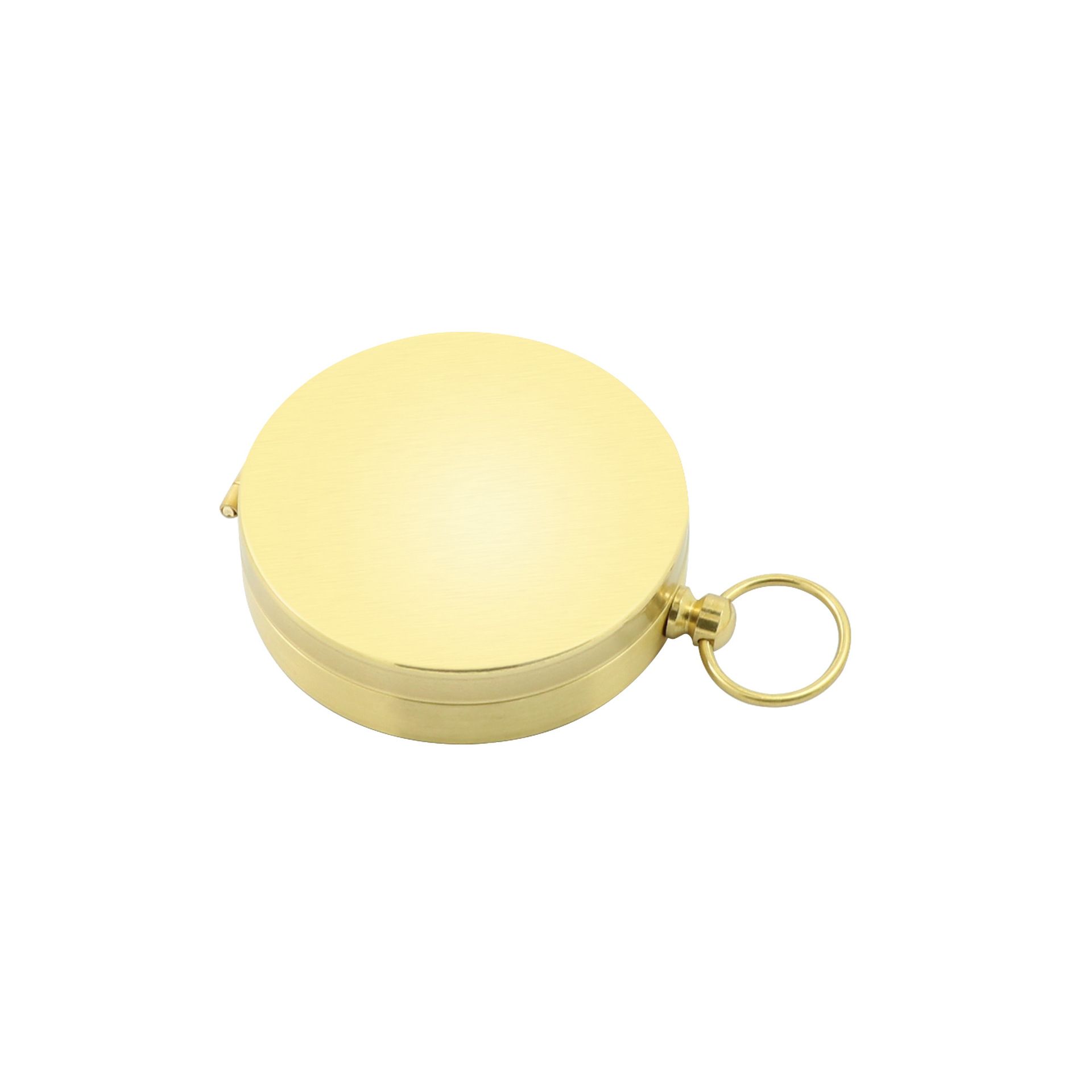 Gold Brass Pocket Compass for Camping view 4