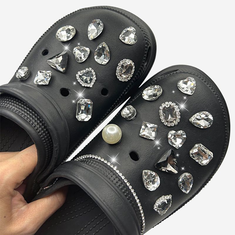 Bling Shoe Charms for Women Girl - Shoe Decoration Charms Crystal Diamond