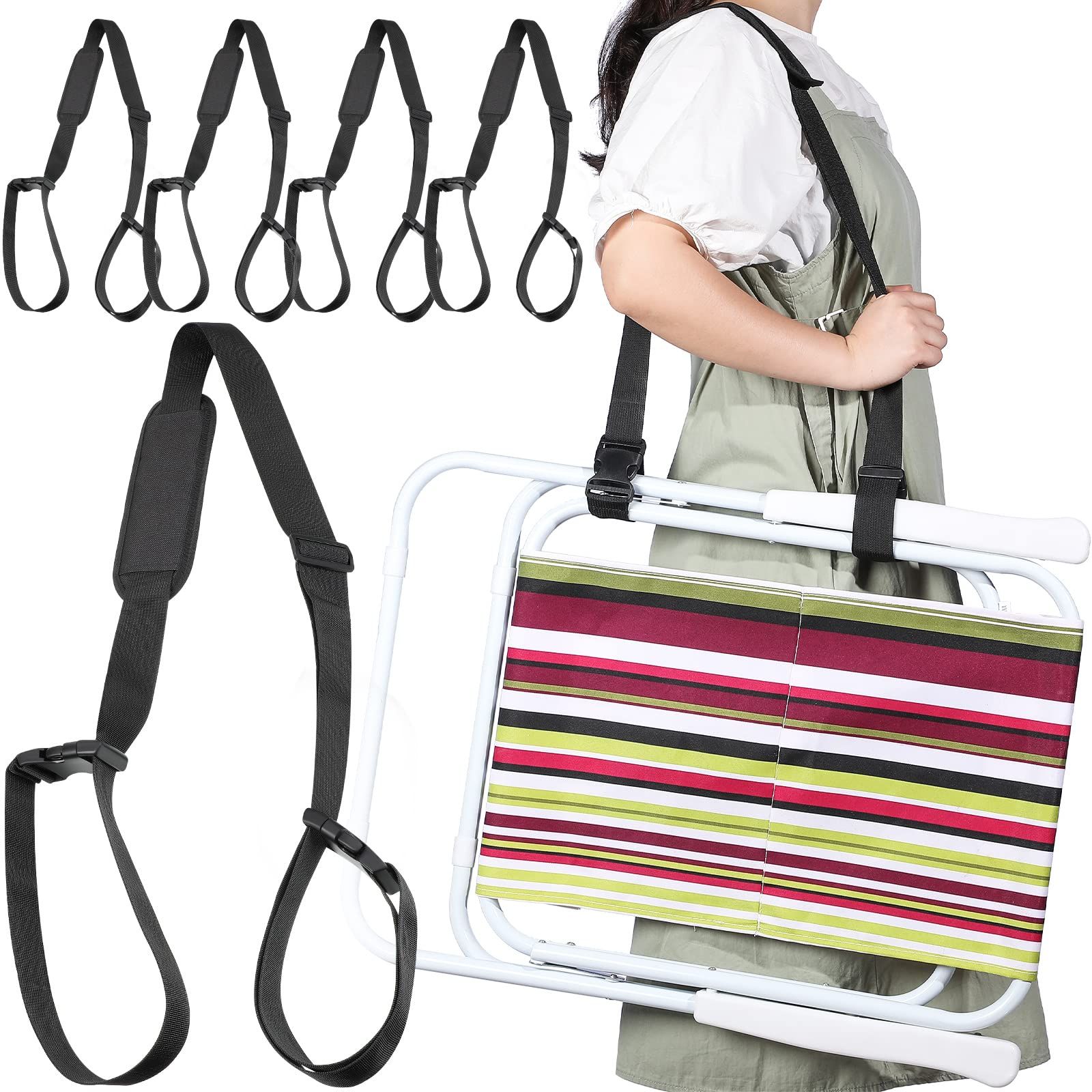 5 Pcs Carry Strap for Beach Folding Chair