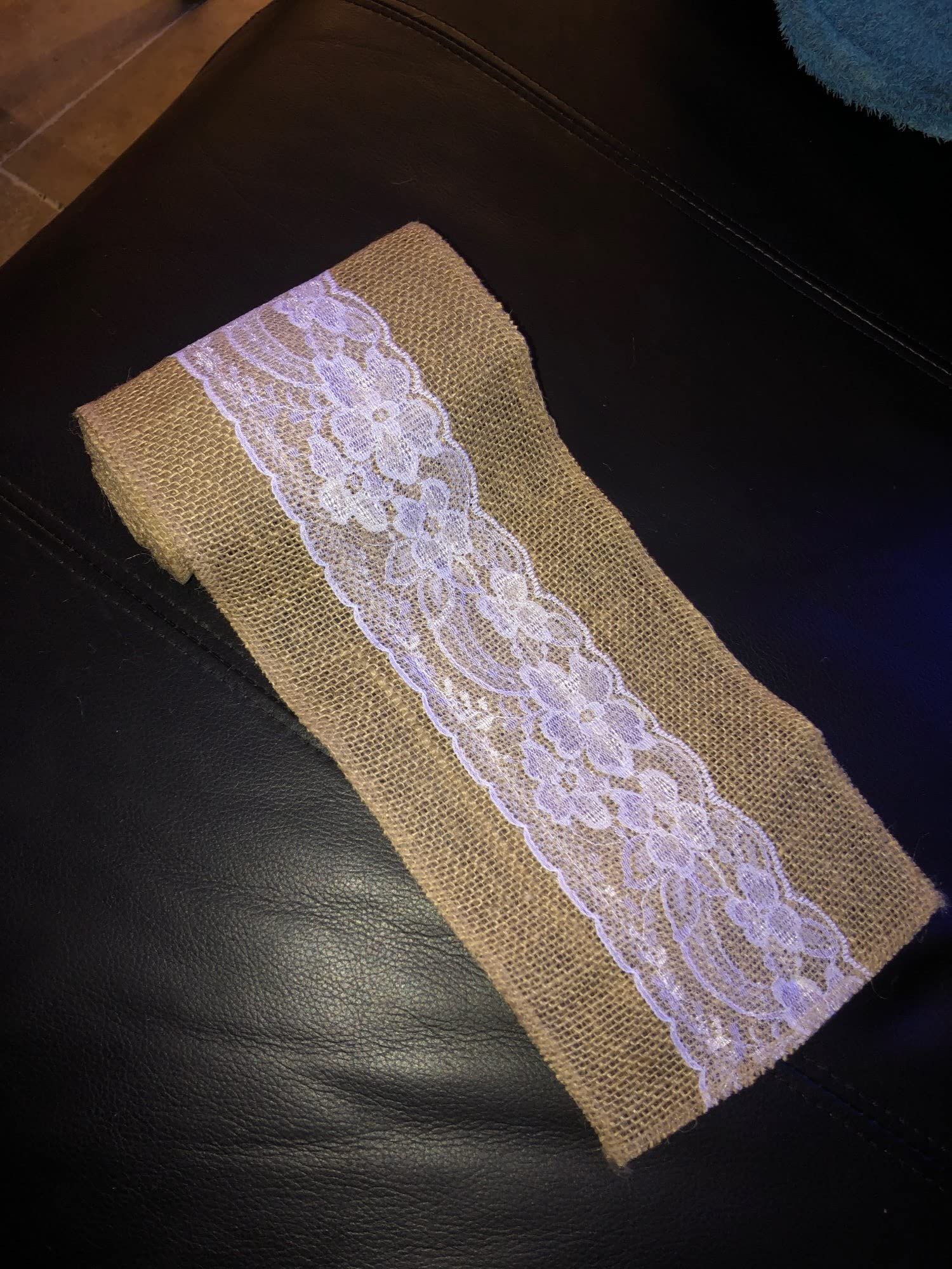 Ribbon with Lace Vintage for Sewing Handcraft Accessories- Fabric Ribbon with view 5