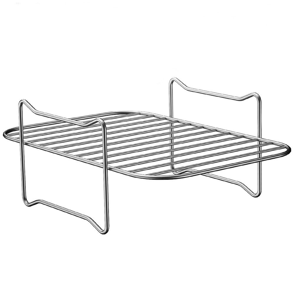 Air Fryer Rack for Double Basket Air Fryer - Stainless Steel Multi-Layer Rack — image 1