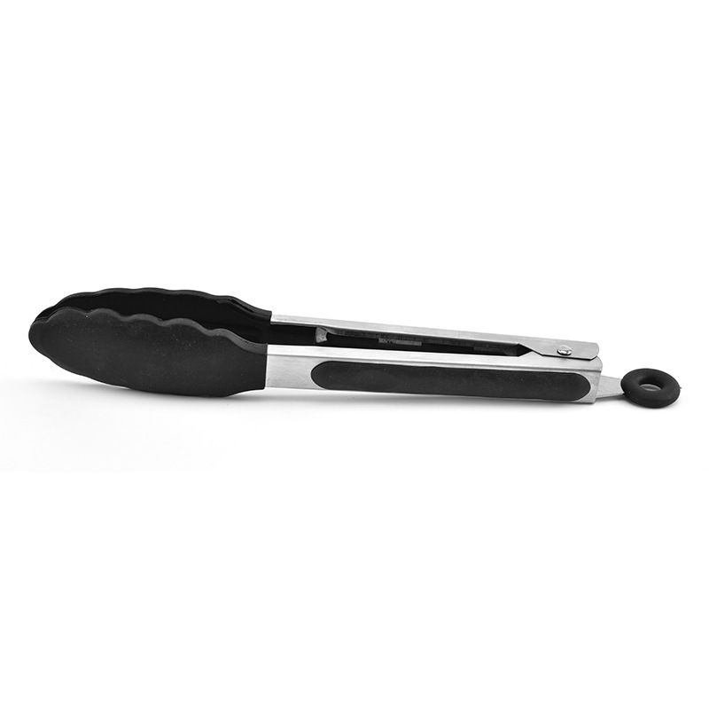 Silicone Cooking Tong with Firm Sealed Non Stick Rubber Tips & Silicon Coated