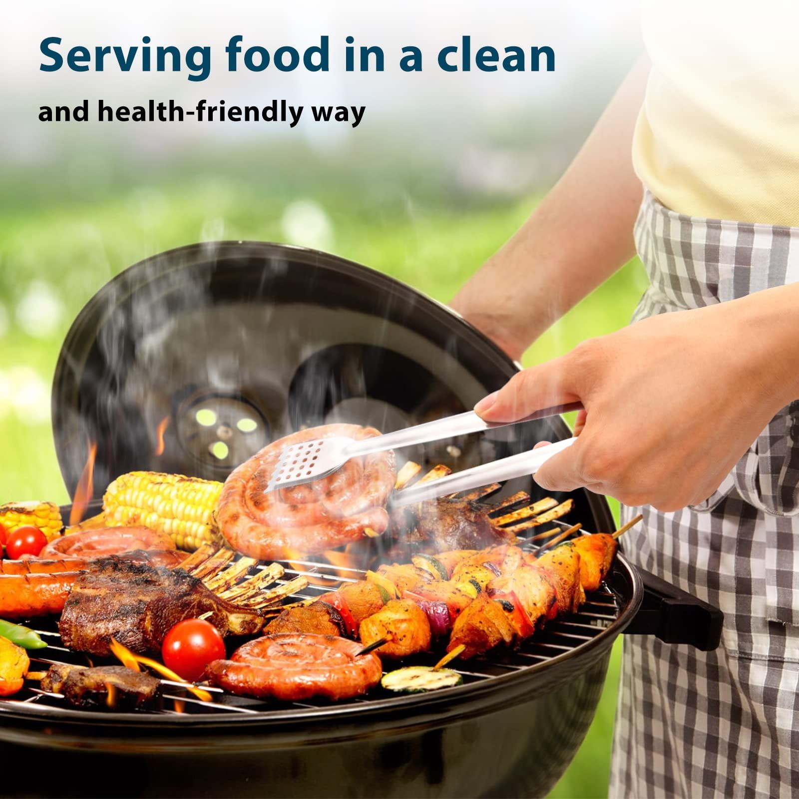 Functional Small Tongs for Serving Food for Parties and Holiday Get-togethers view 3