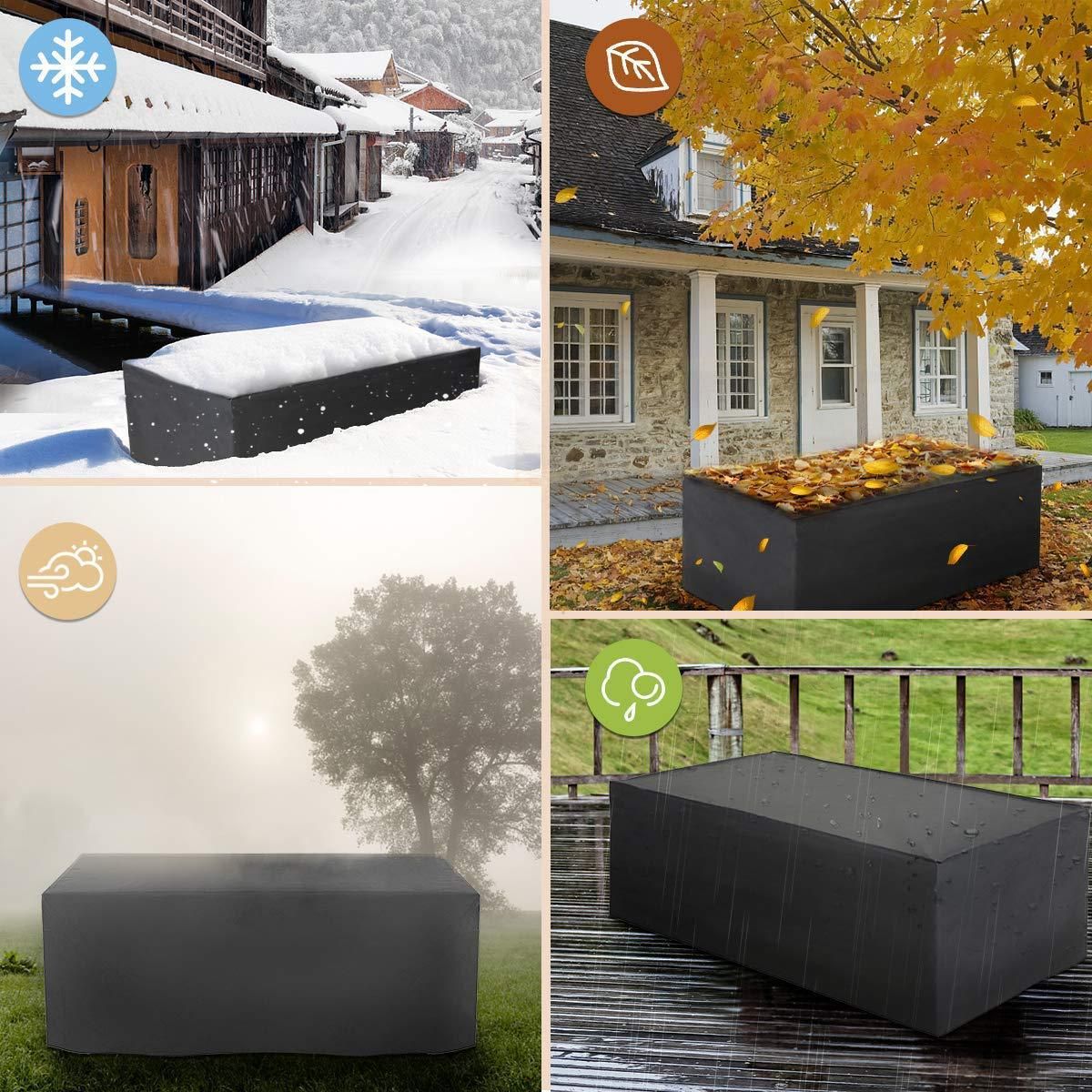 Heavy-Gauge Reinforced Vinyl Outdoor Chaise Lounge Cover view 3
