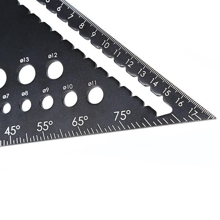 Rafter Square and Slide Ruler Set - Versatile 7 Inch Aluminum Alloy Carpenter view 3