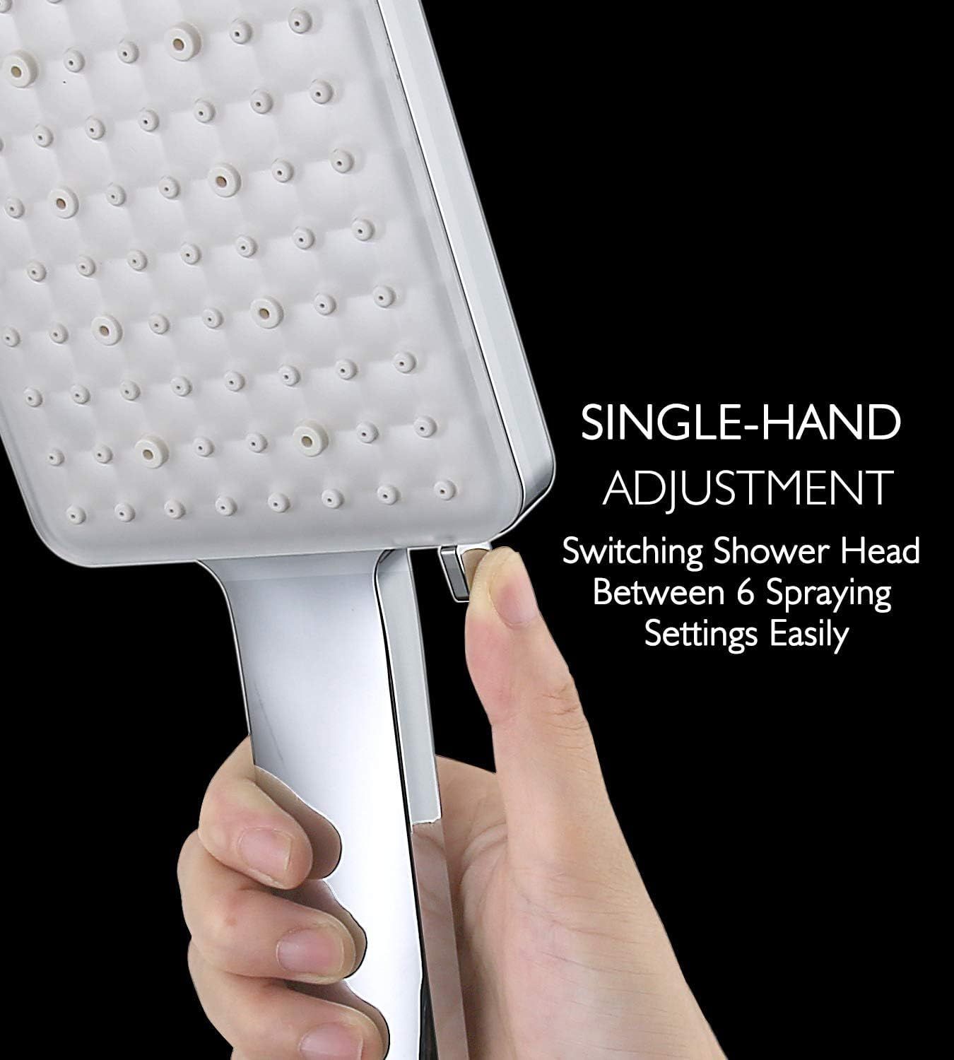 High Pressure Shower Head with Handheld view 2