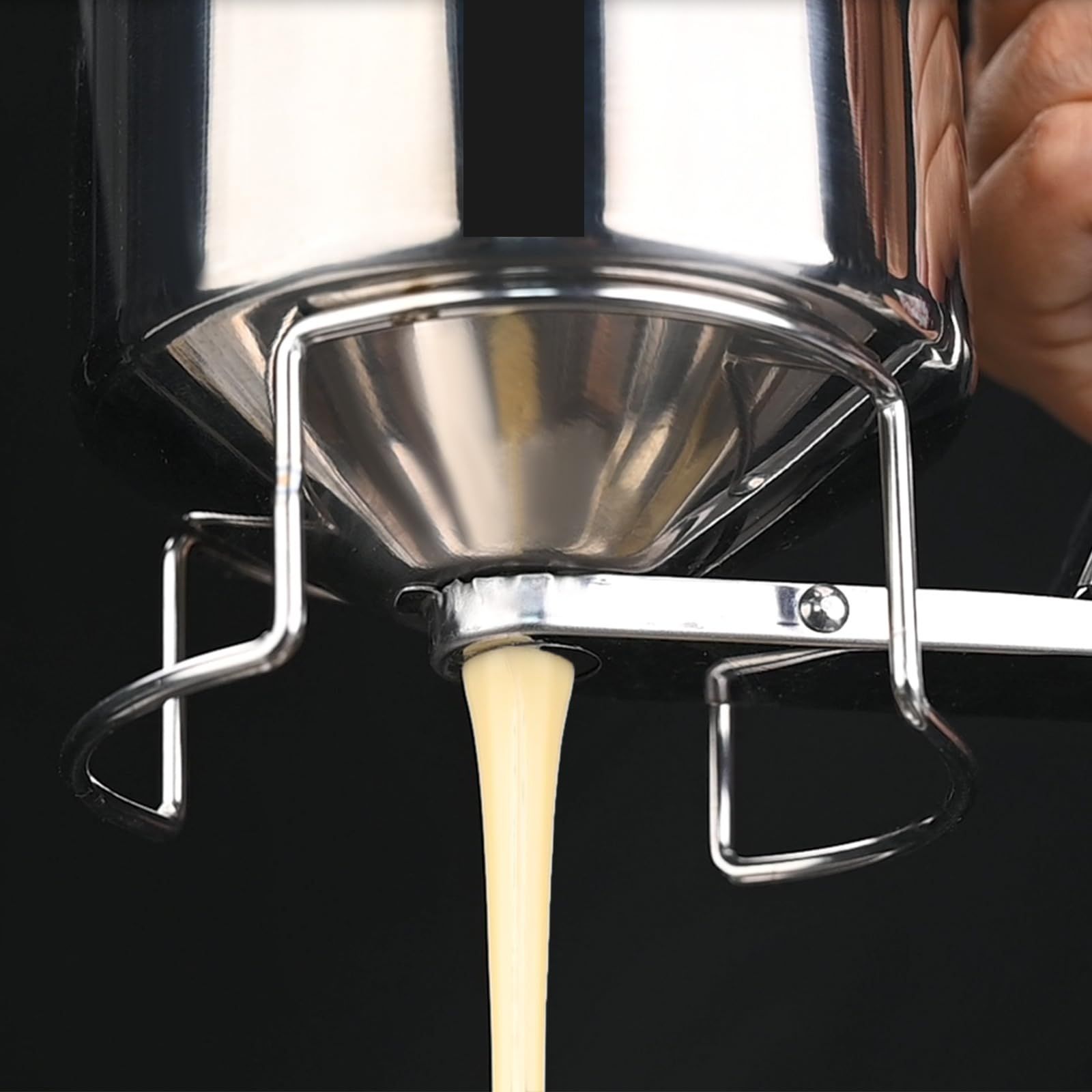 Stainless Steel Pancake Batter Dispenser - Great for Baking view 2