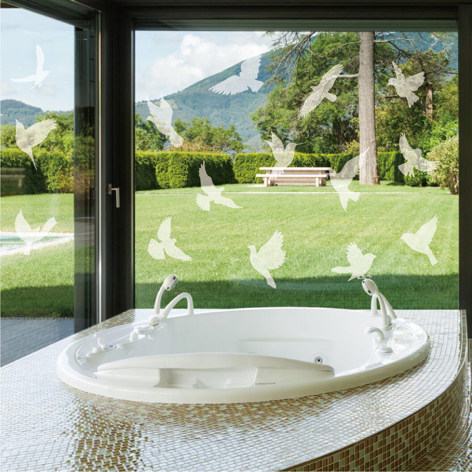 24 Pieces Window Clings, Butterfly Anti Collision Window Stickers for Decals view 2