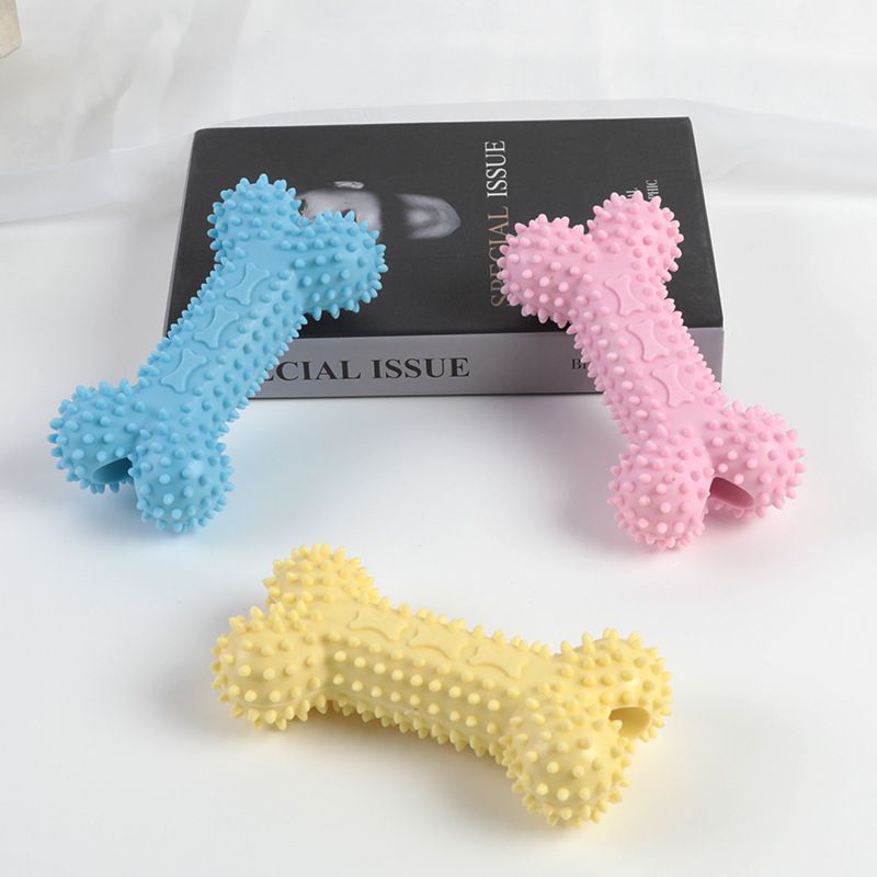 Rubber Bones for Dogs, Chew Dog Better Bones, Bite Force Dog Toy, Dog Toys for view 2