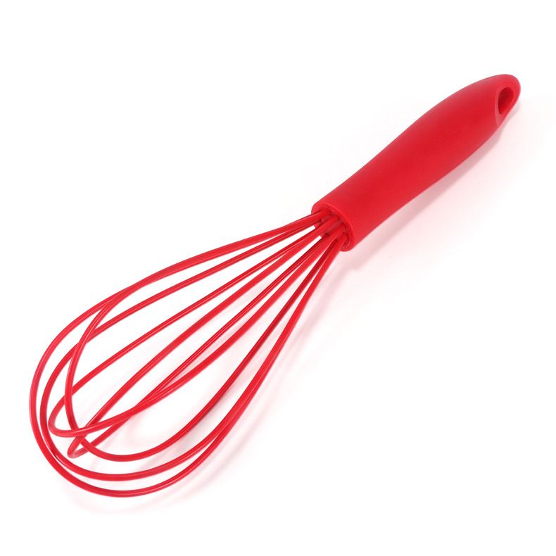 10-inch stainless steel silicone egg beater mini egg beater colorful egg