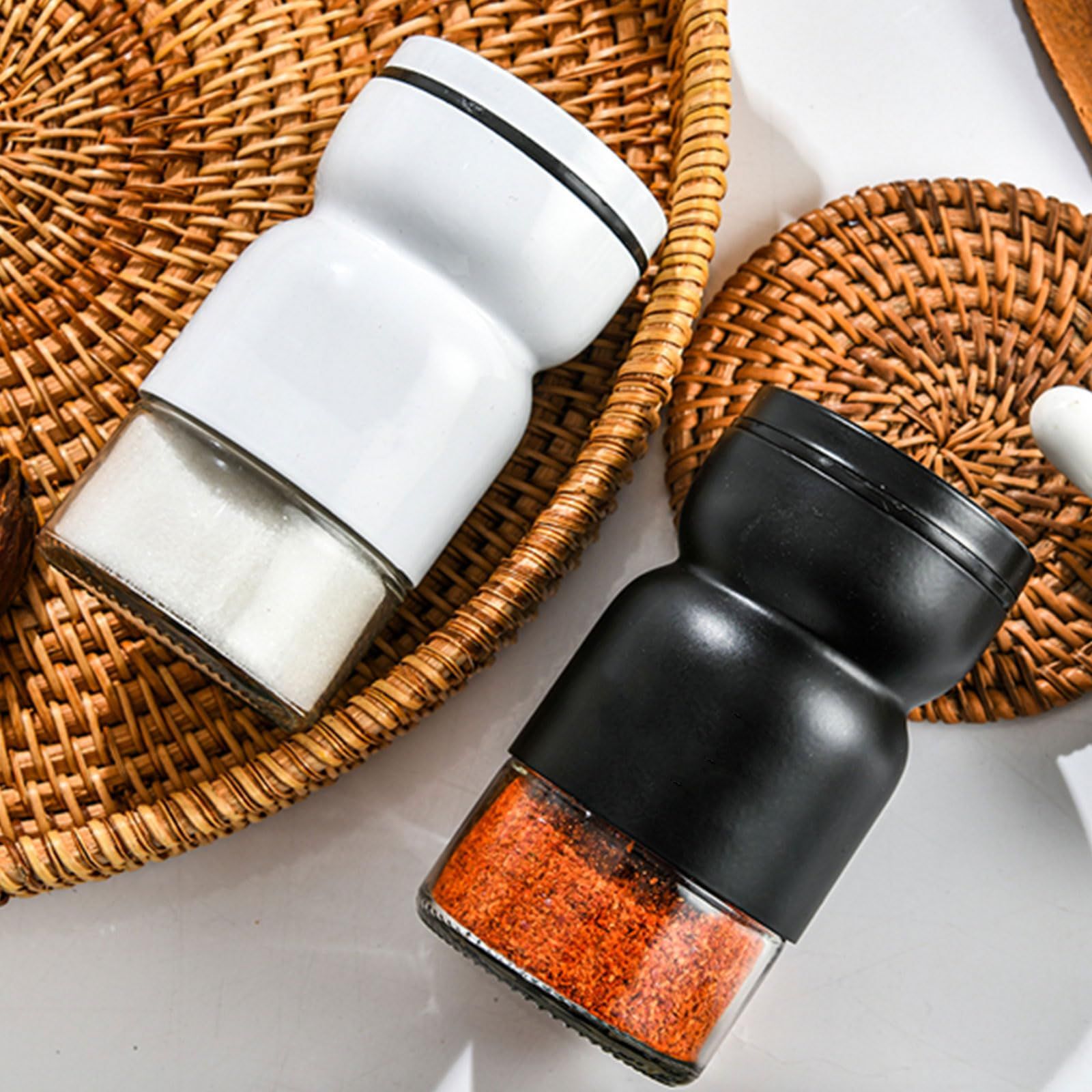 Seasonings Jar Condiment Bottle And Container With Lid Stickers For Kitchen view 2