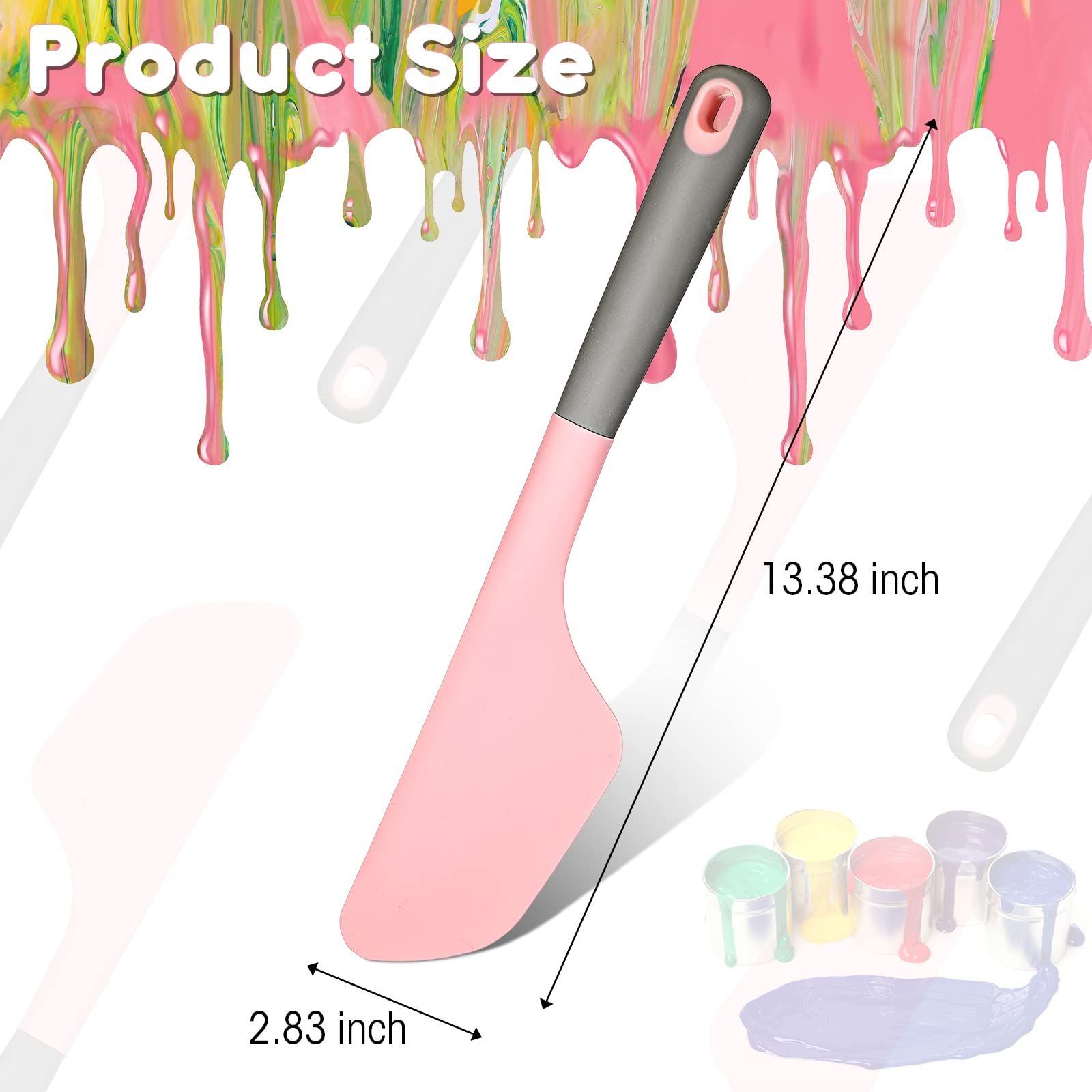 Paint Spatula Silicone Spatula Silicone Art Painting Tools Art Supplies view 2