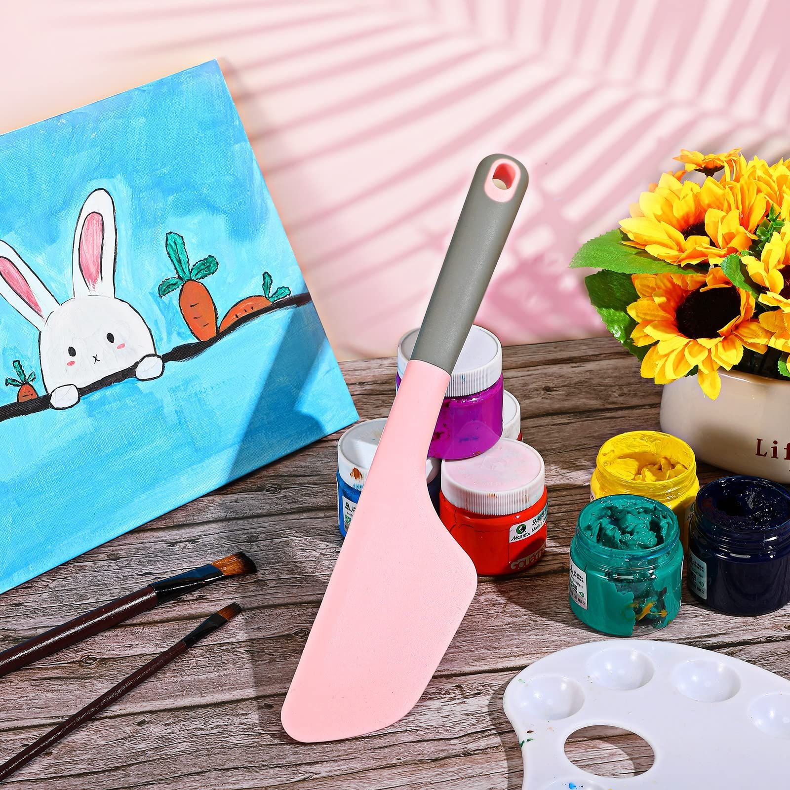 Paint Spatula Silicone Spatula Silicone Art Painting Tools Art Supplies view 5
