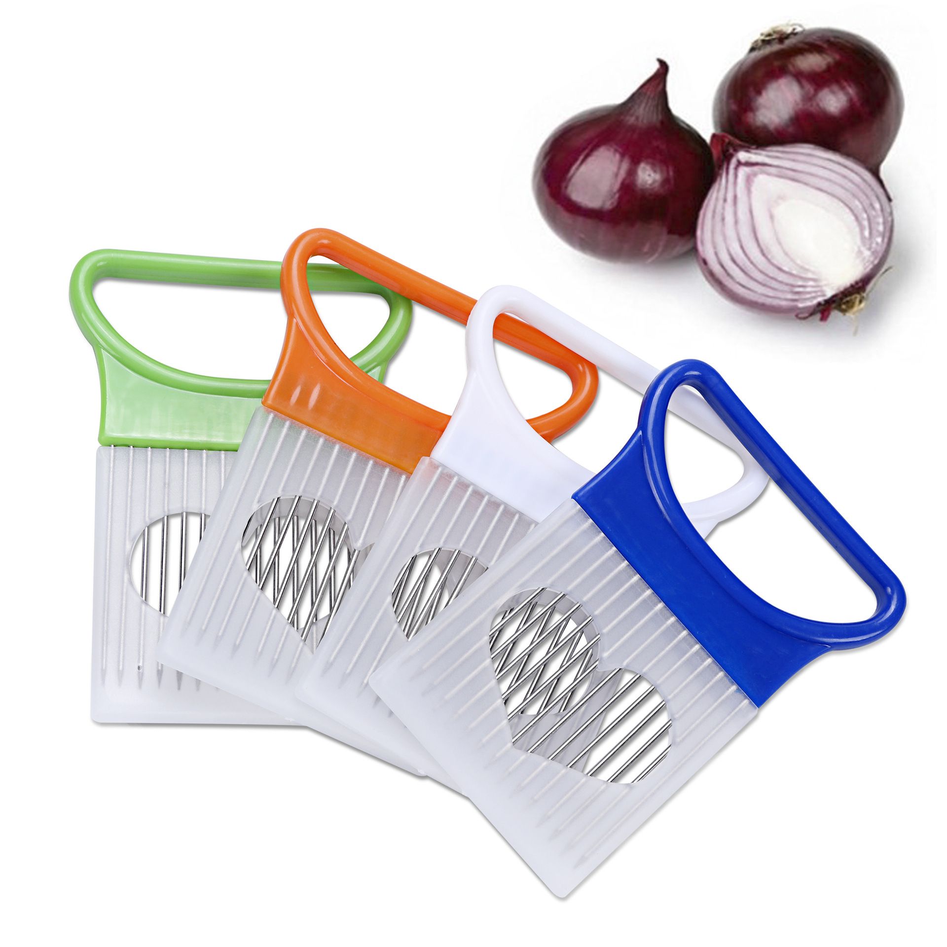 4Pcs Onion Holder for Slicing view 5