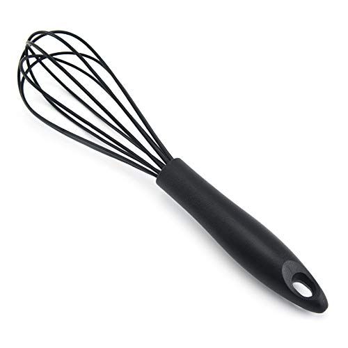 6 Inch Stainless Steel Silicone Whisk Manual Egg Beater Milk Frother Whisk view 2