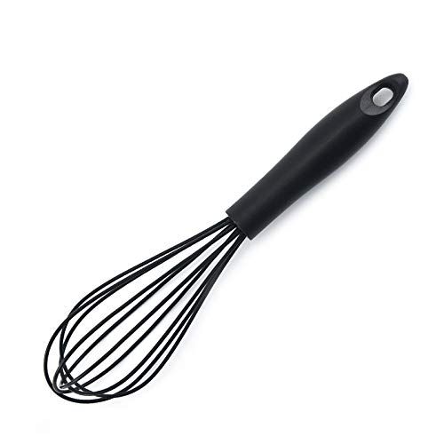6 Inch Stainless Steel Silicone Whisk Manual Egg Beater Milk Frother Whisk view 3