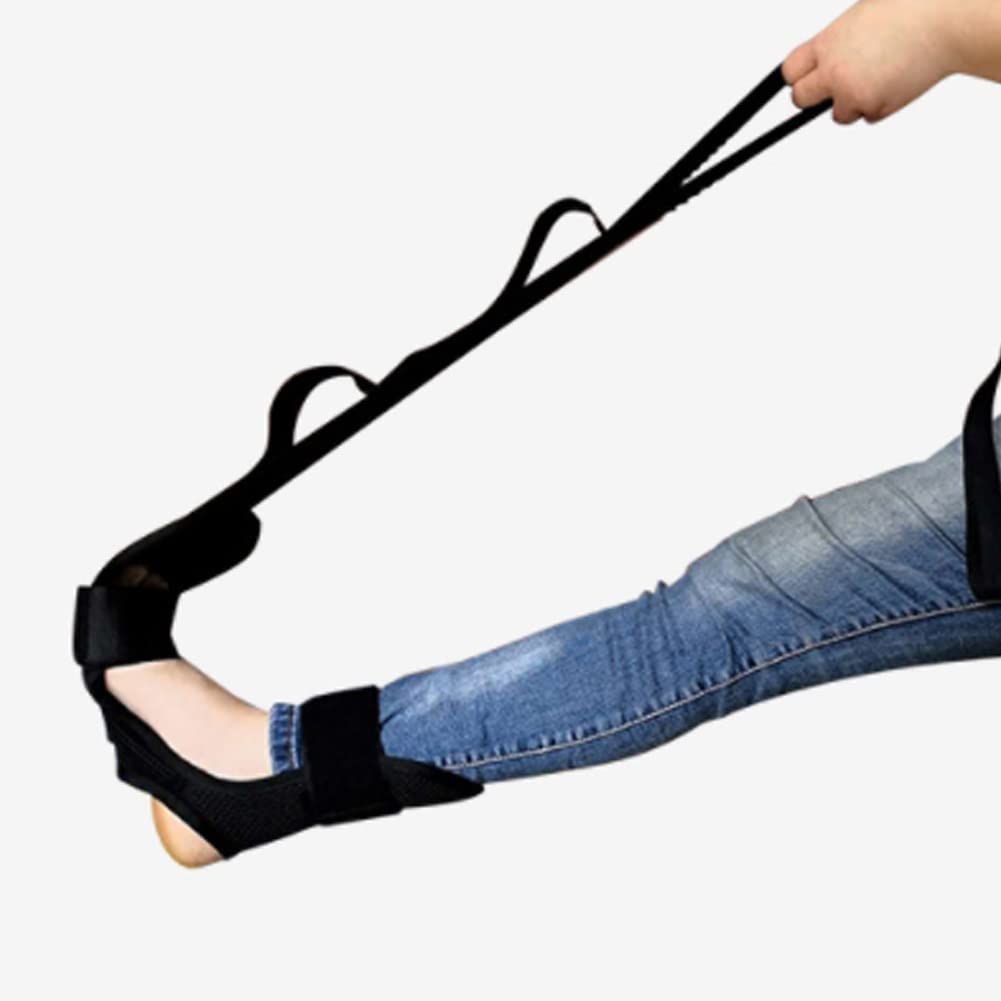 Foot Stretcher Belt, Foot Stretcher Stretch Strap for Plantar Fasciitis, Heel view 5