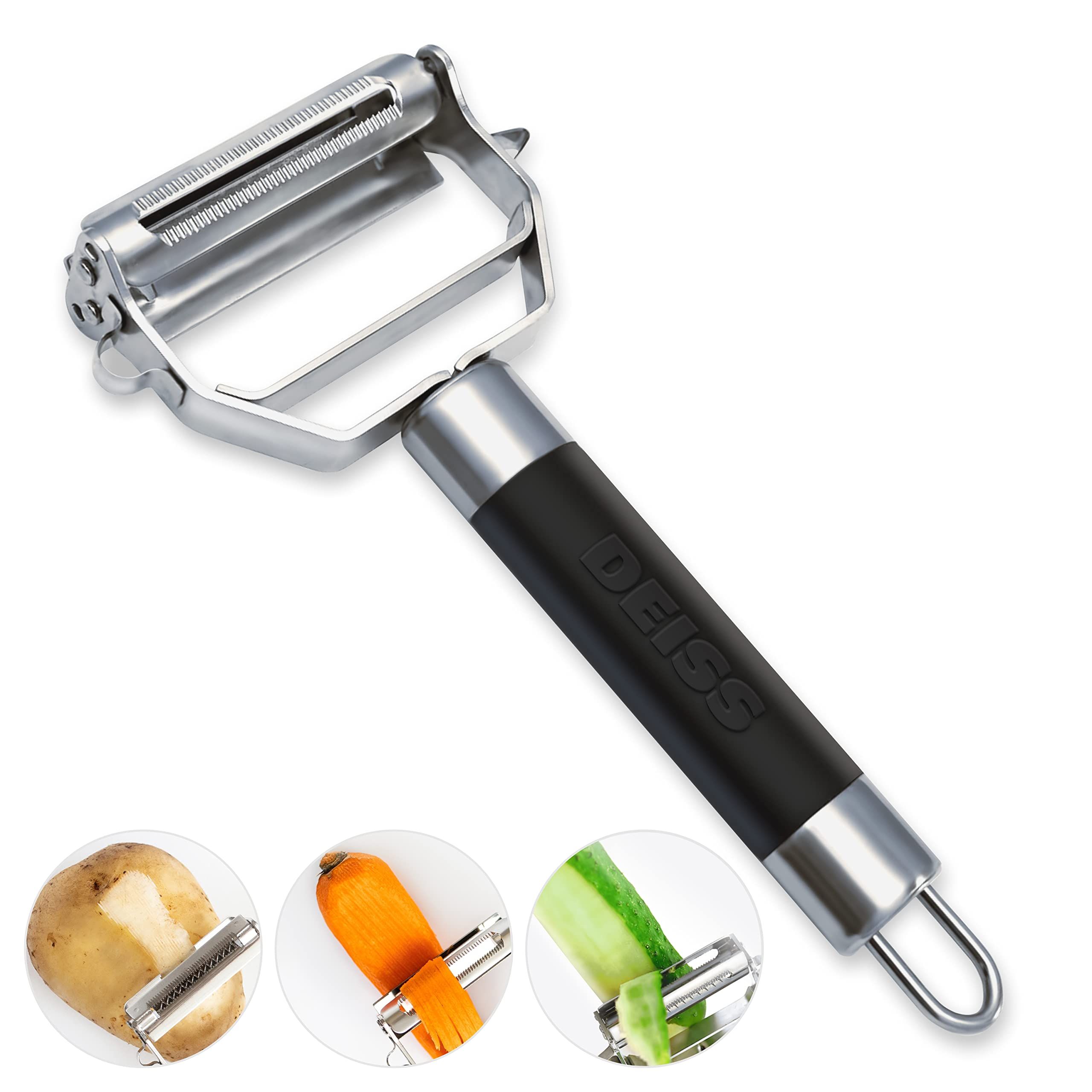 Peeler & Vegetable Peeler - Non-slip Handle - Apple Peeler & Potato Peeler — image 1