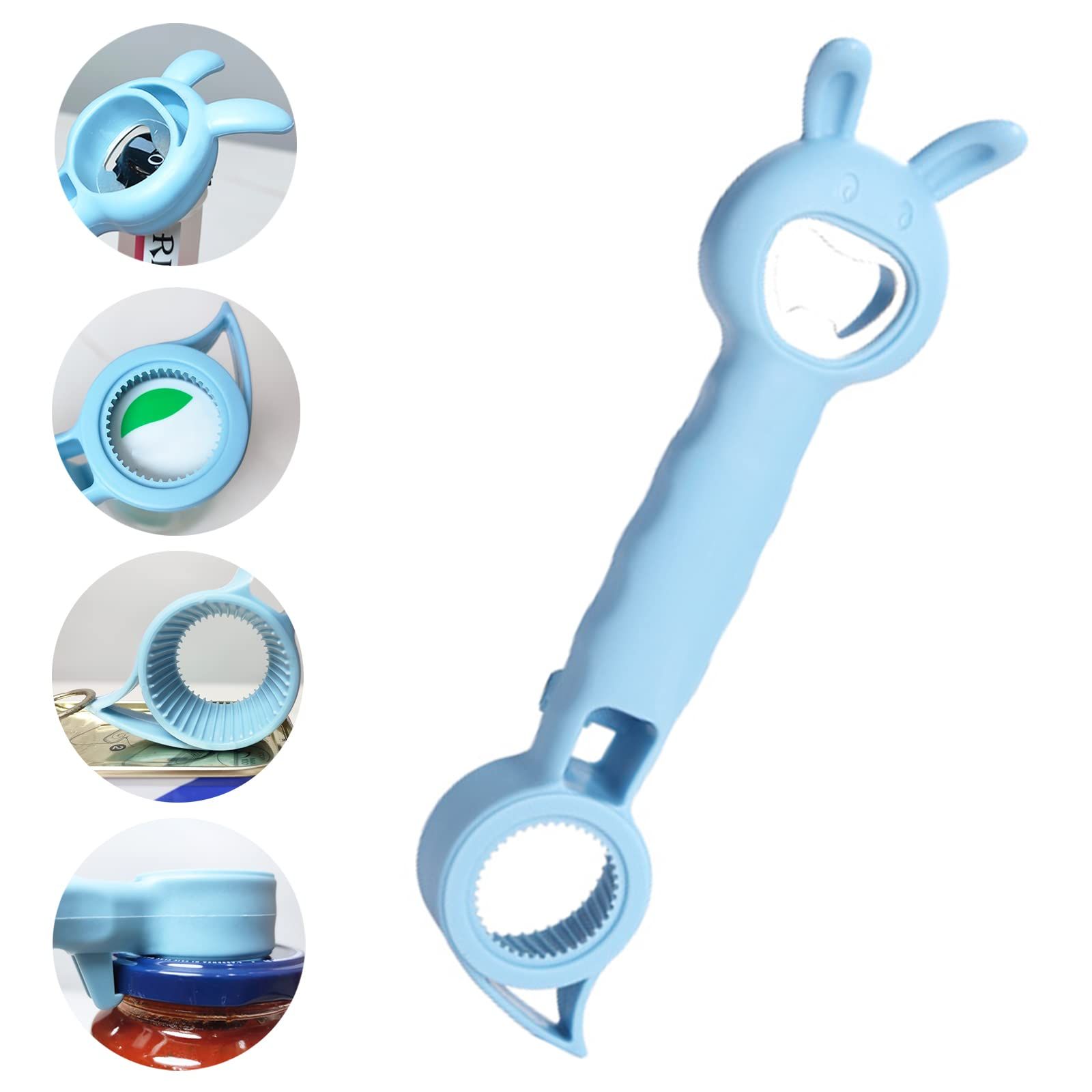 Bottle Opener Can Opener Jar Opener for Weak Hands view 3