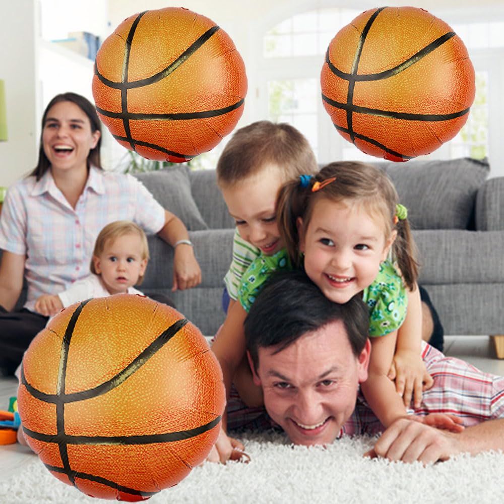 Basketball Balloons Basketball Foil Balloons for Basketball Themed Party view 3