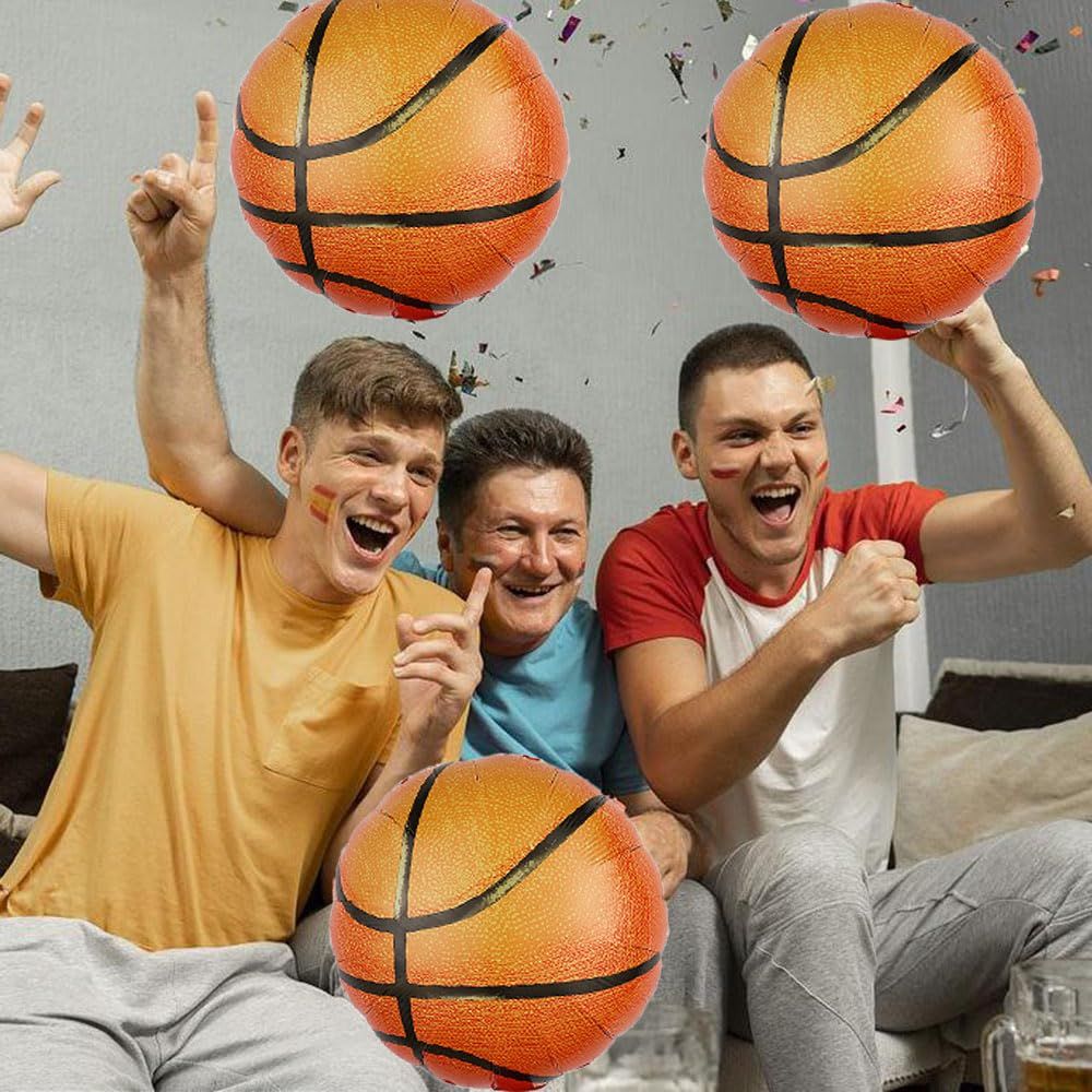 Basketball Balloons Basketball Foil Balloons for Basketball Themed Party view 5