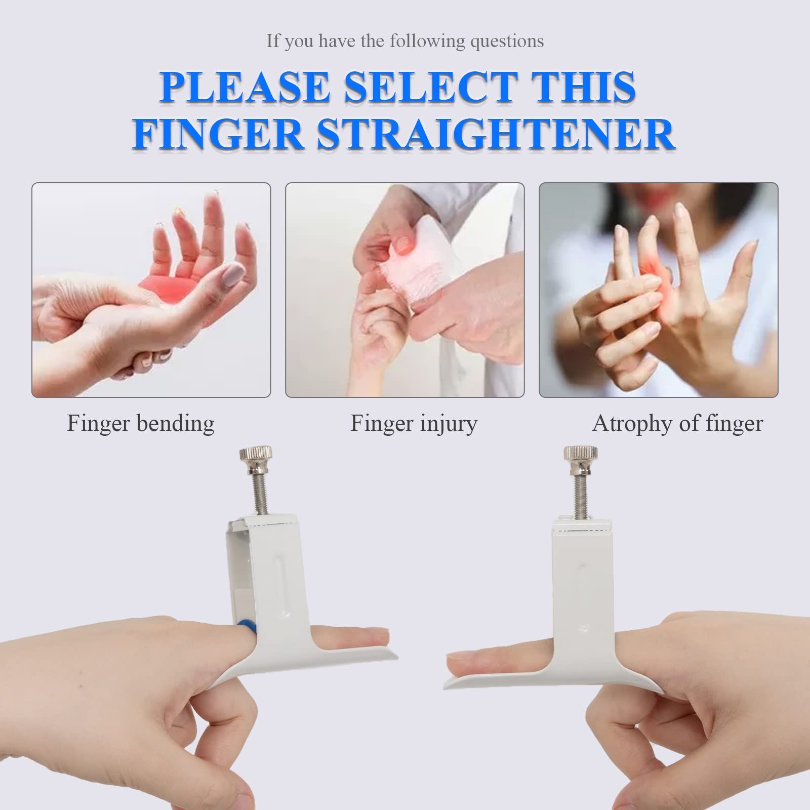 Finger Straightener Splint Finger Joint Extension Splint Brace Corrector view 5
