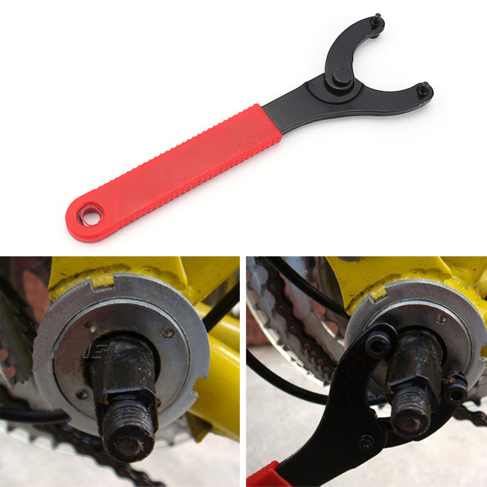 Bottom Bracket Tool Adjustable Pin Spanner Bottom Bracket Lock Ring Spanner view 4