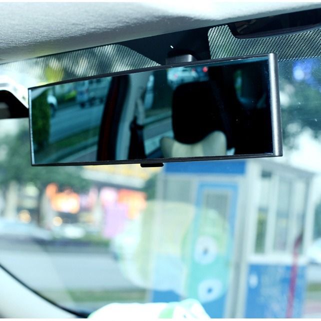 Universal Rear view Mirror Panoramic Wide Angle curved Rearview Mirror to view 2