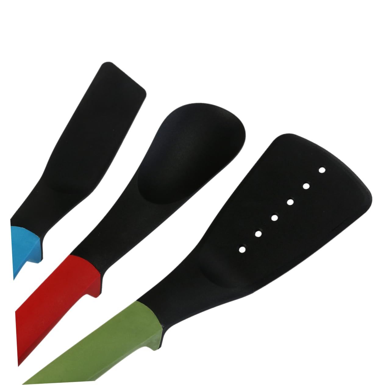 Frying Spoon Silicone Turner Spatula Soup Spoon Nylon Rice Paddle Silicone view 2