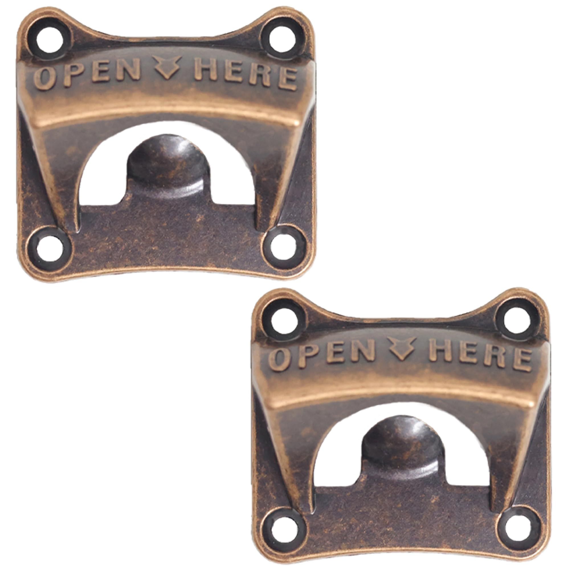 Rustic Wall Mounted Bottle Opener