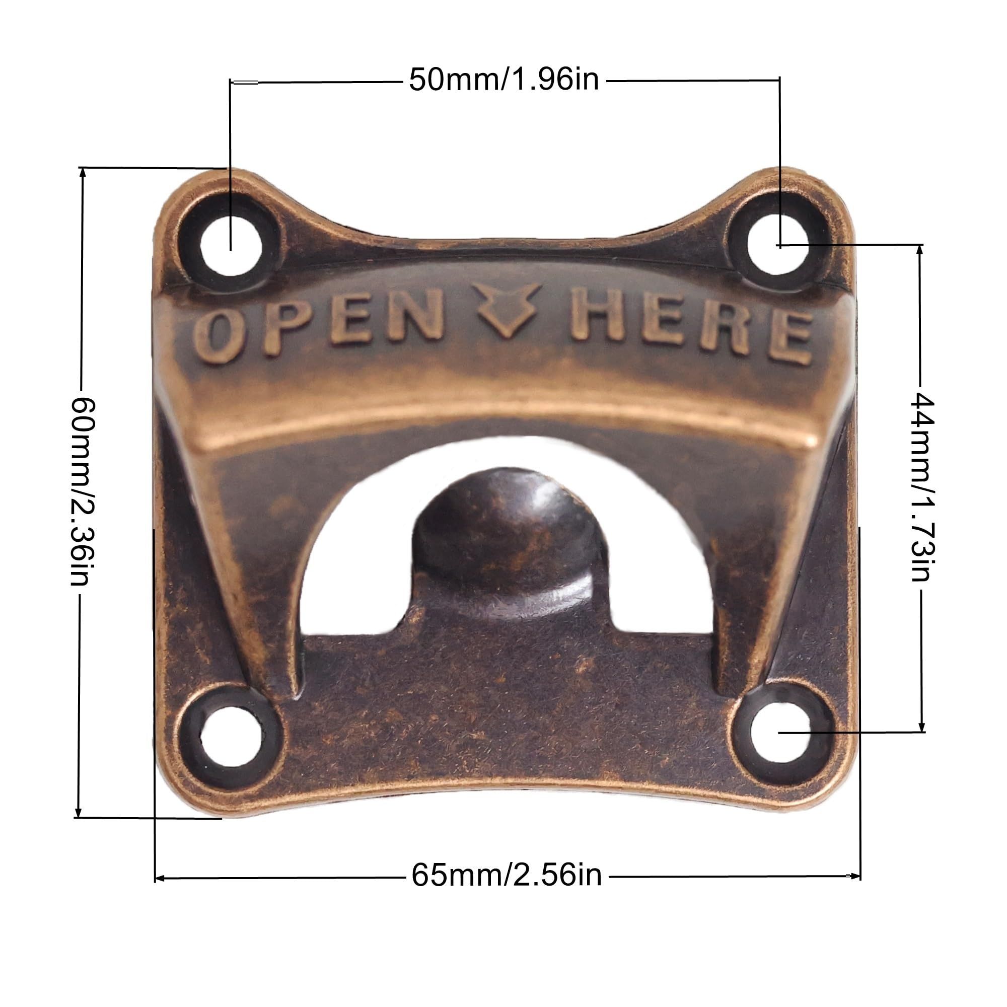 Rustic Wall Mounted Bottle Opener view 4