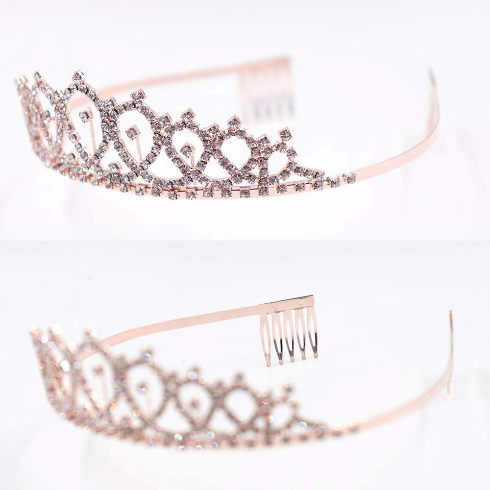 Birthday Girl Sash & Rhinestone Kit - Rose Gold Birthday Gifts Glitter view 5