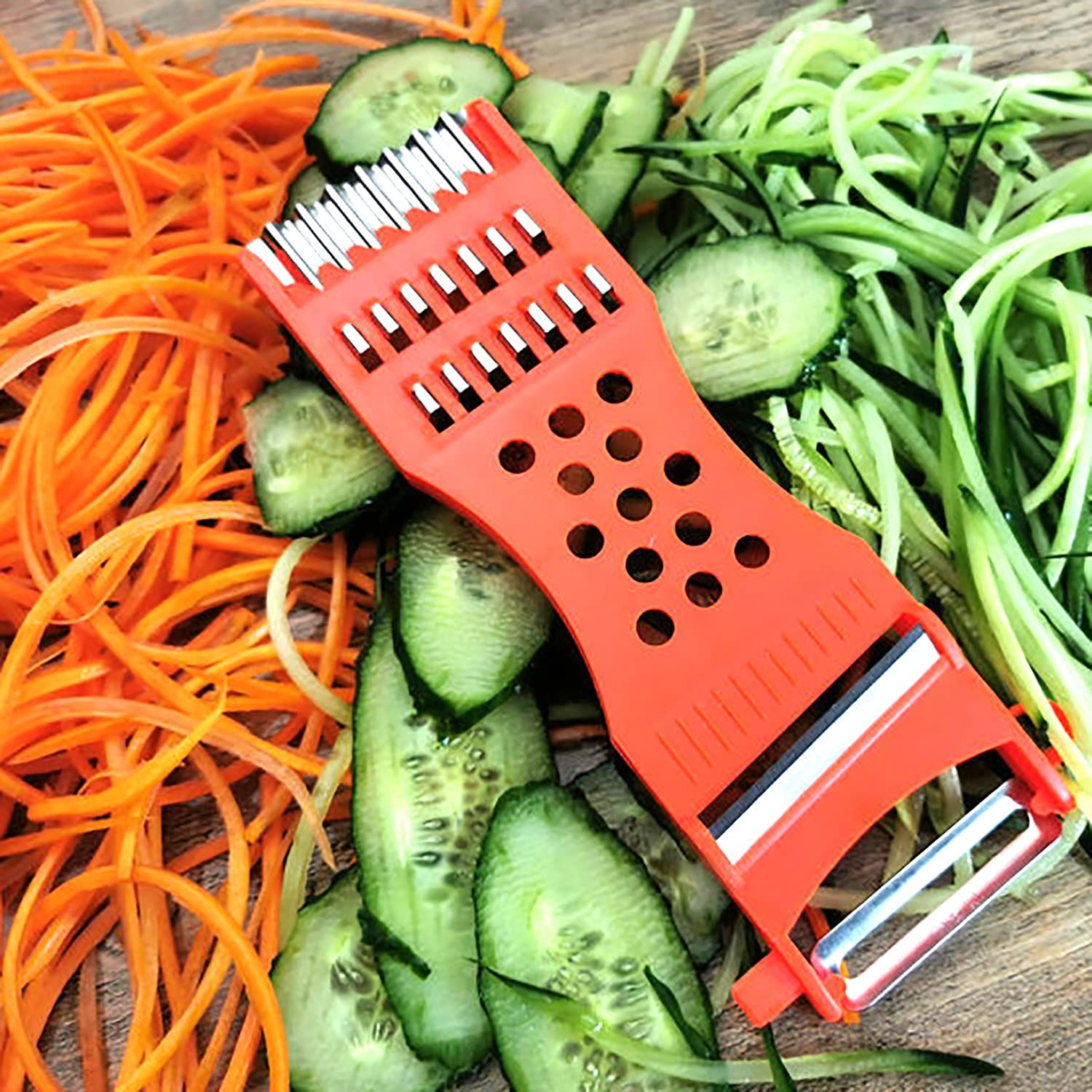 handheld Plastic Multifunction Kitchen Peeler Grater Slicer Tool view 5