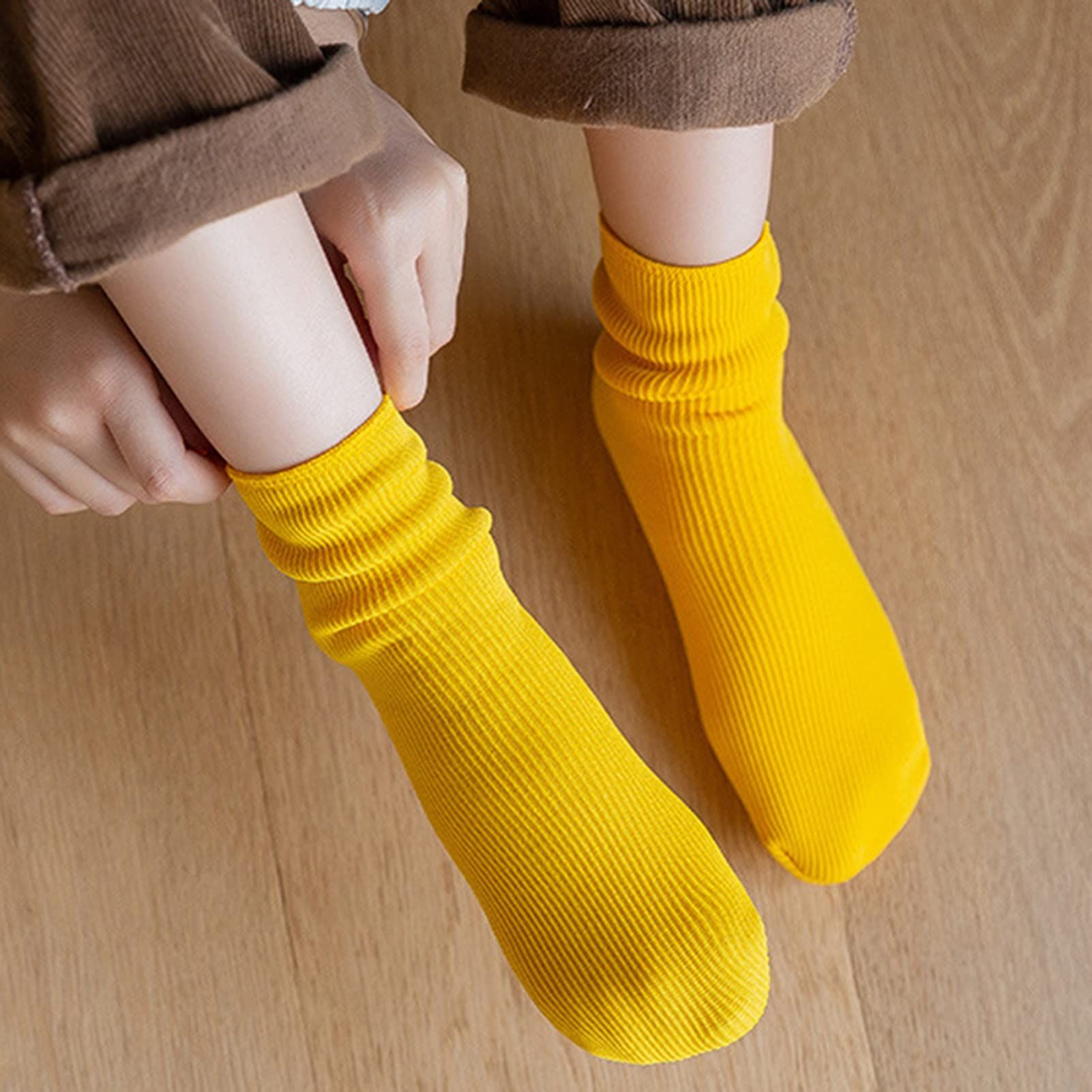 Kid Socks 2 Pair Trendy Keep Warm Winter Plus Cotton Blend Floor Socks Snow socks view 4