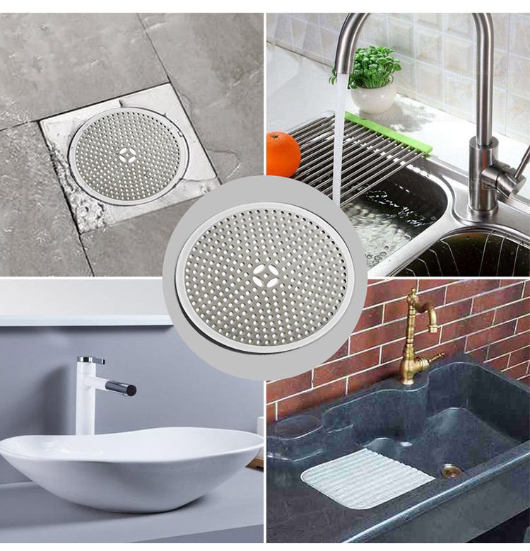 Bathroom Floor Drain, Shower Drain Cover Stainless Steel Sink Strainer Drain view 4