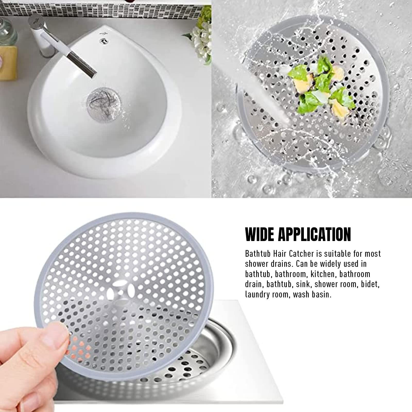 Bathroom Floor Drain, Shower Drain Cover Stainless Steel Sink Strainer Drain view 5