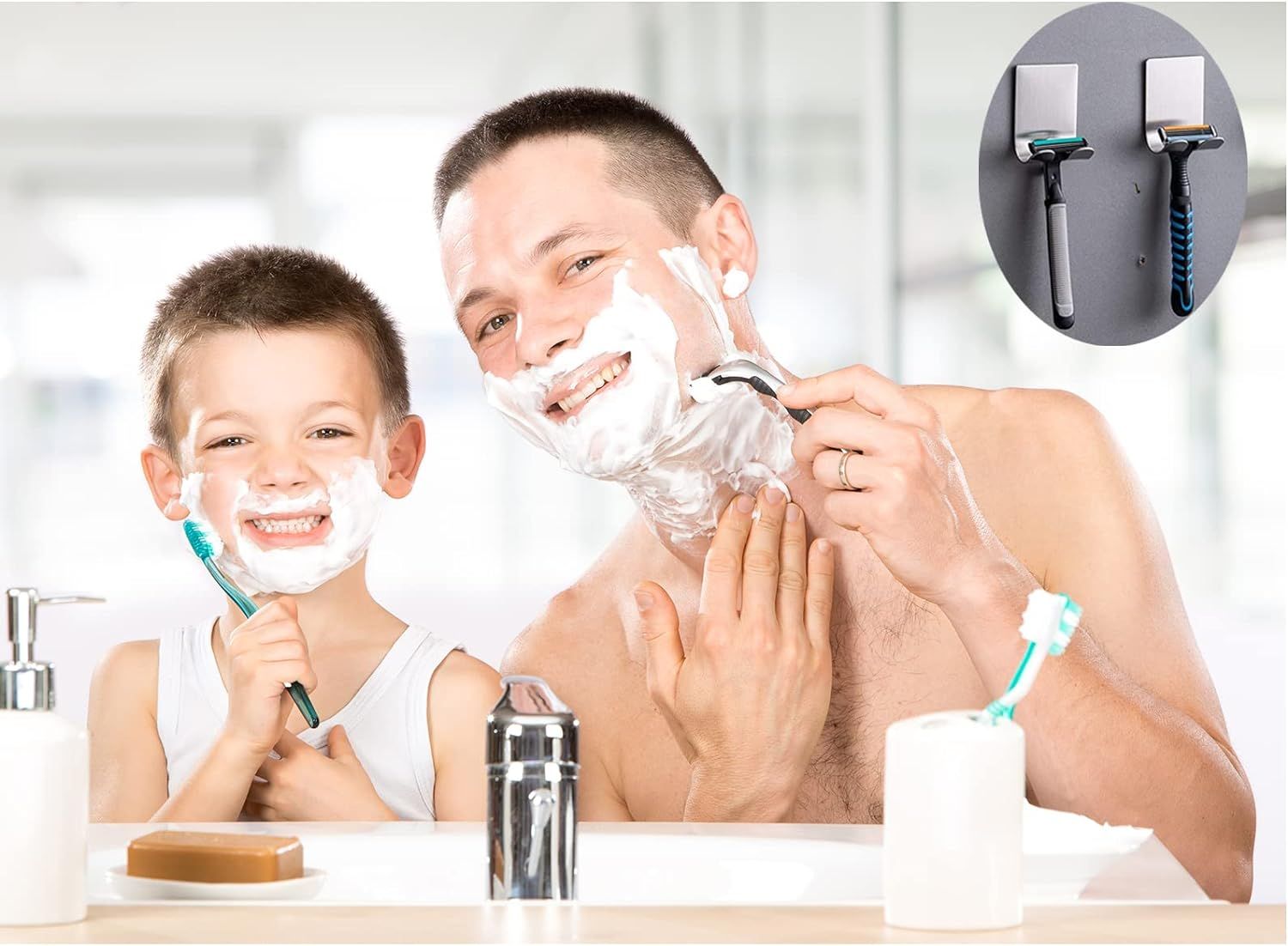 Waterproof Razor Holder for Shower view 3