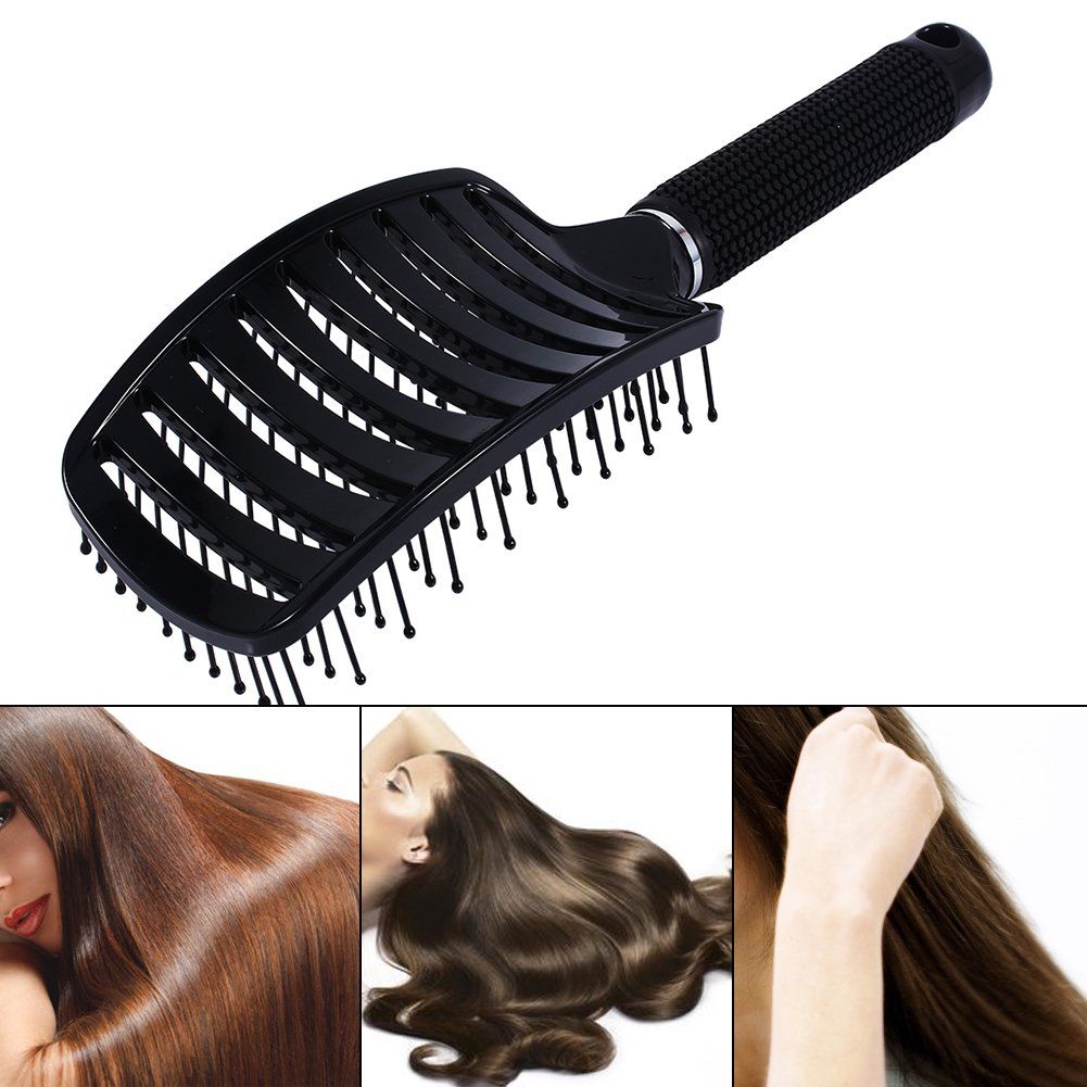 Curved Vent Brush, Drying Brush,Anti-static Curved Vent Salon Hairdressing view 2
