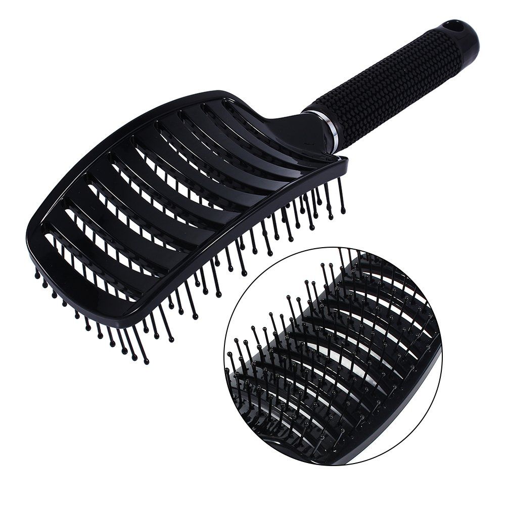 Curved Vent Brush, Drying Brush,Anti-static Curved Vent Salon Hairdressing view 3