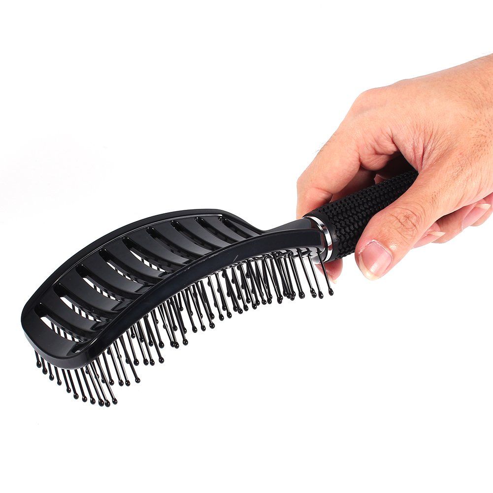 Curved Vent Brush, Drying Brush,Anti-static Curved Vent Salon Hairdressing view 4