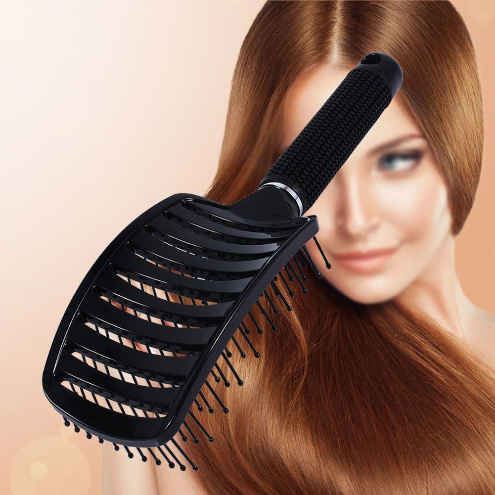 Curved Vent Brush, Drying Brush,Anti-static Curved Vent Salon Hairdressing view 5